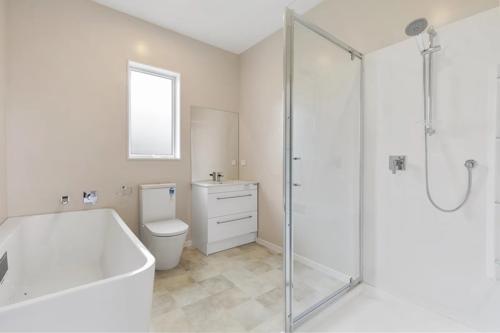 Completed bathroom